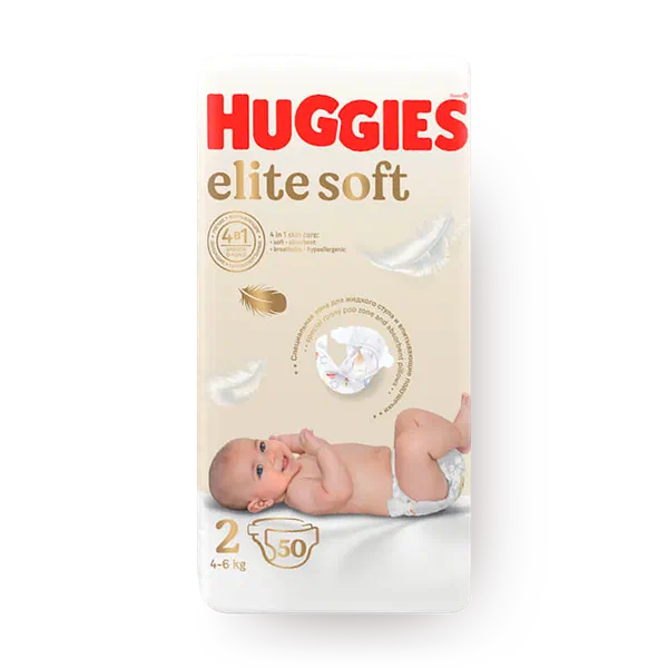 Подгузники Huggies Elite Soft 2