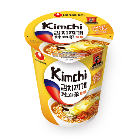 Лапша быстрого приготовления Nongshim Кимчи Рамен с сырным вкусом