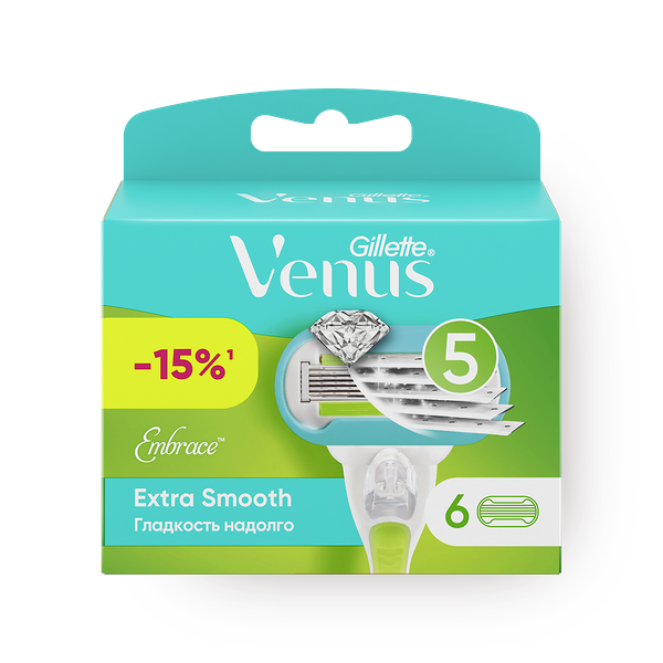 Кассеты для станка Gillette Venus Extra Smooth