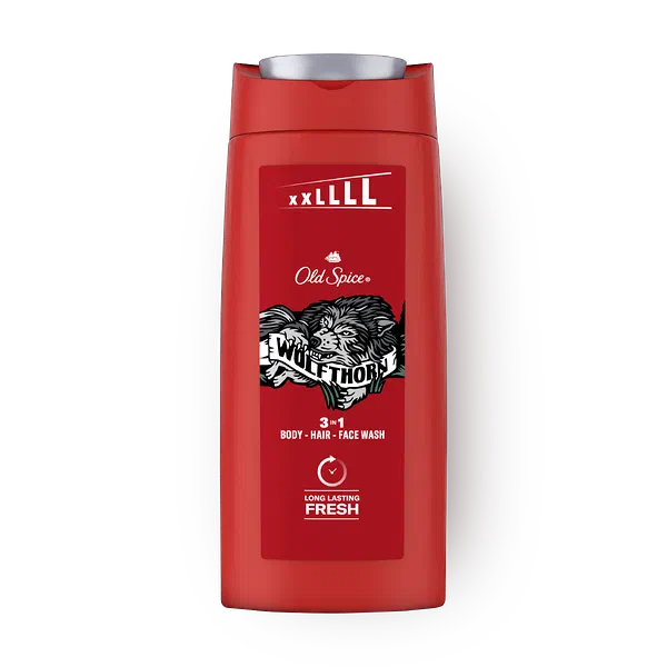 Гель для душа и шампунь 3 в 1 Old Spice Wolfthorn
