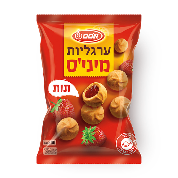 אסם ערגליות מיניס בטעם תות