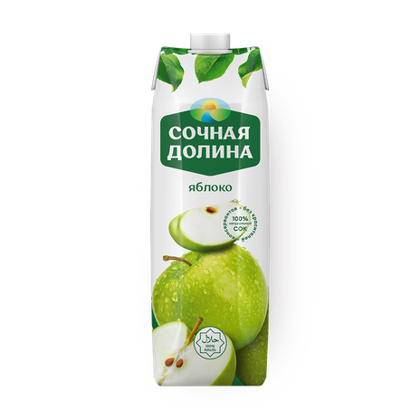 Сок Яблочный «Сочная долина»