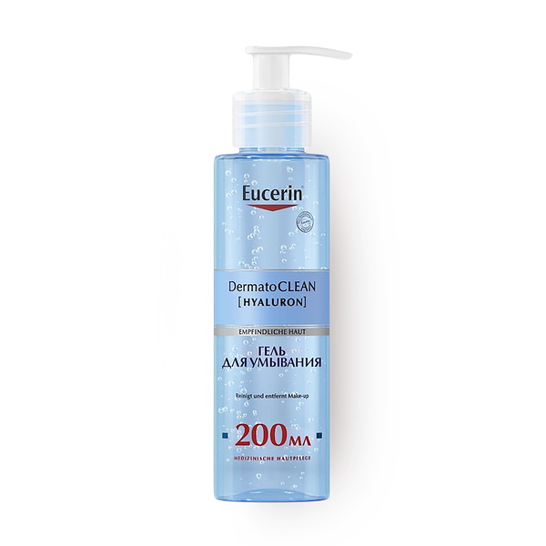 Гель для умывания Eucerin DermatoClean освежающий и очищающий