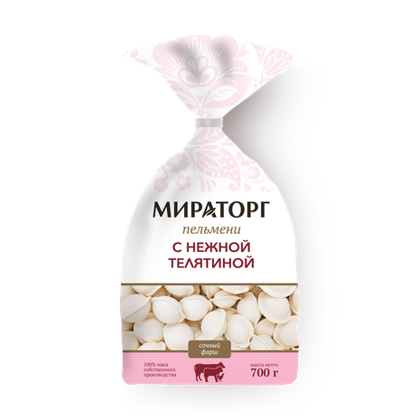 Пельмени с нежной телятиной «Мираторг»