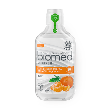 Ополаскиватель для полости рта Biomed Vitafresh цитрусовая свежесть