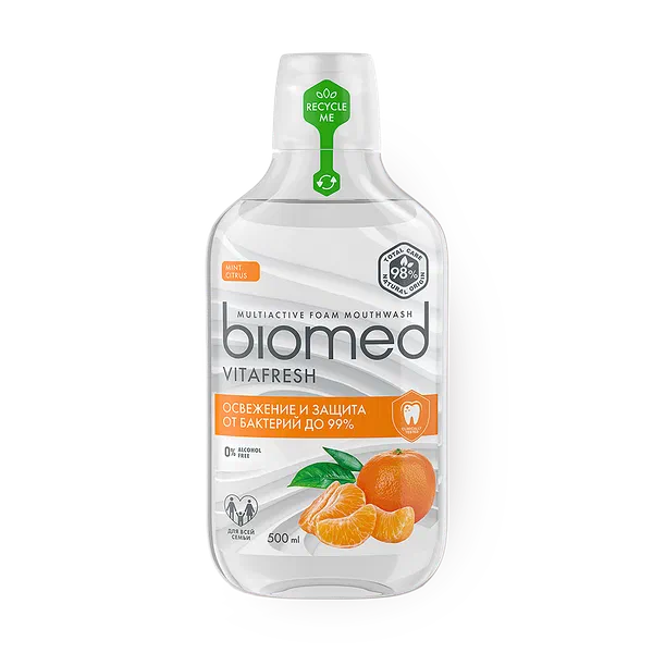 Ополаскиватель для полости рта Biomed Vitafresh цитрусовая свежесть