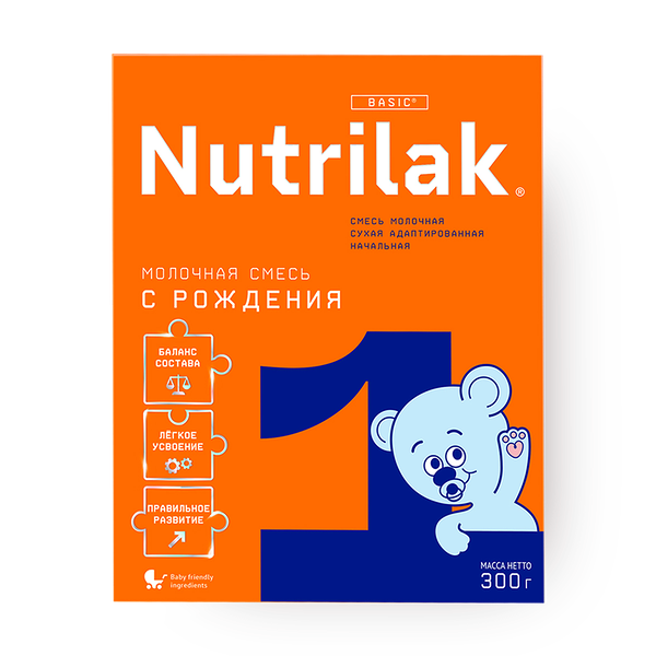 Смесь молочная сухая Nutrilak 1 адаптированная начальная