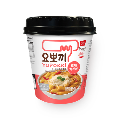 Рисовые палочки Yopokki Токпокки с соусом Розе
