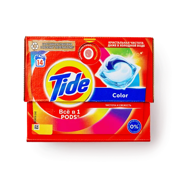 Капсулы для стирки Tide Всё в 1 Color