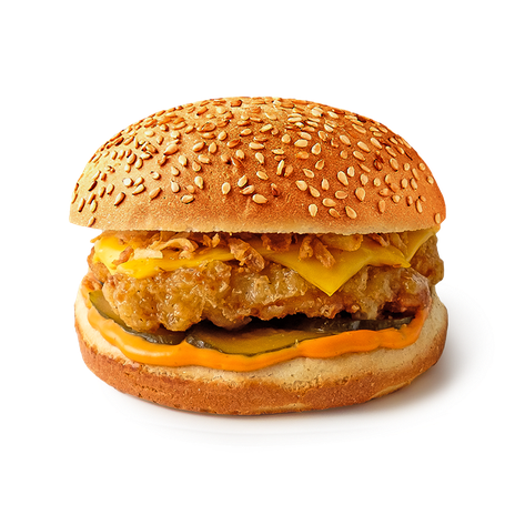 Большой бургер куриный