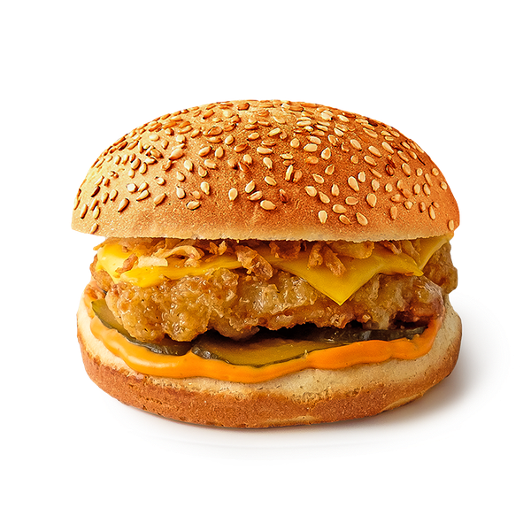 Большой бургер куриный