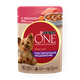 Влажный корм для собак с чувствительным пищеварением Мини Purina One с лососем, рисом и морковью