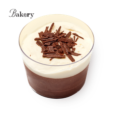 Delicatessen Chocolate mousse in a glass