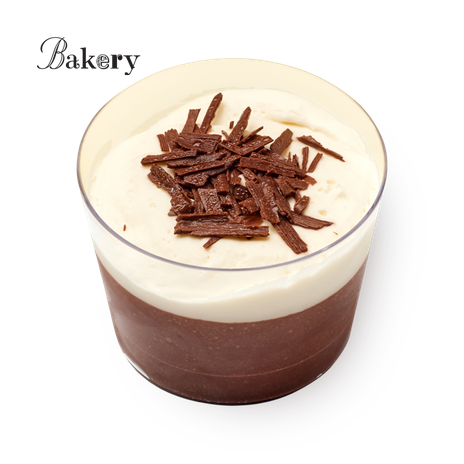 Bakery Chocolate mousse in a glass