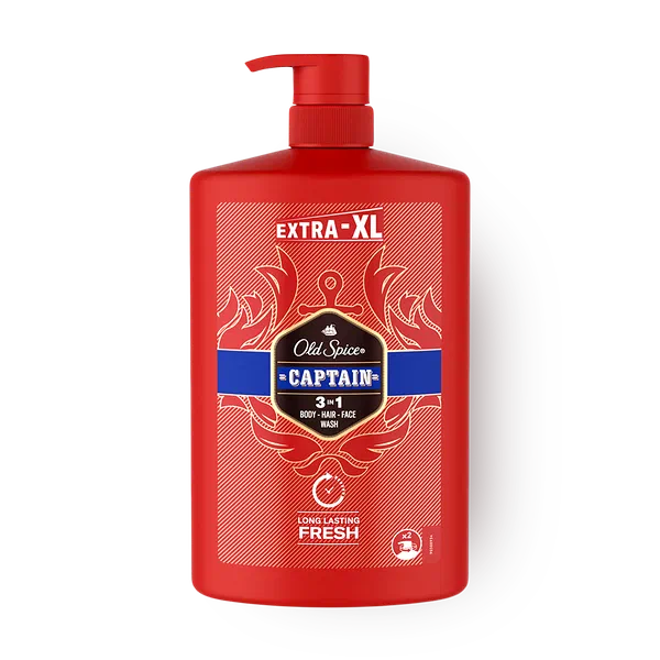 Гель для душа-шампунь 3 в 1 Old Spice Captain