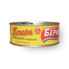 Печень трески отборная «Беринг» натуральная — купить с доставкой из ...