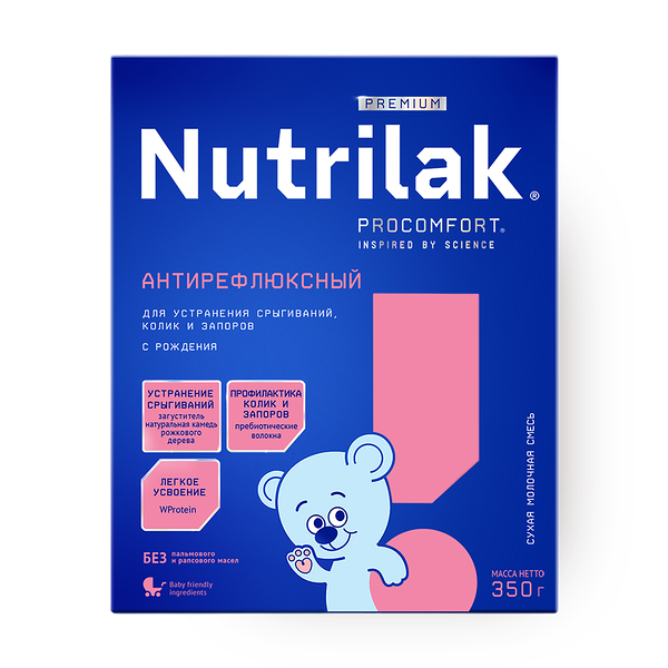Смесь молочная сухая Nutrilak Premium антирефлюксная
