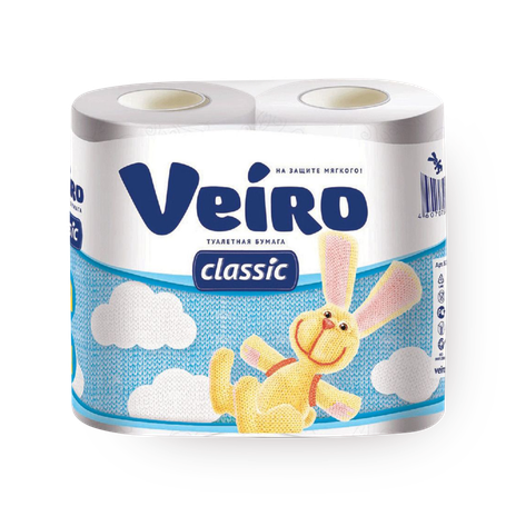 Туалетная бумага Veiro Classic 2 слоя