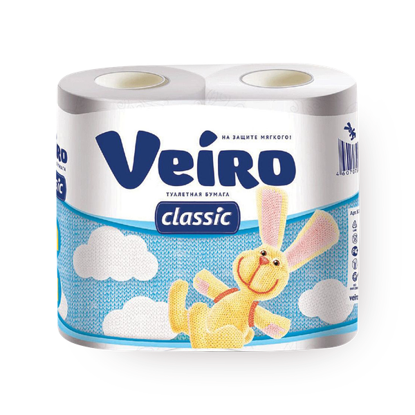 Туалетная бумага Veiro Classic 2 слоя