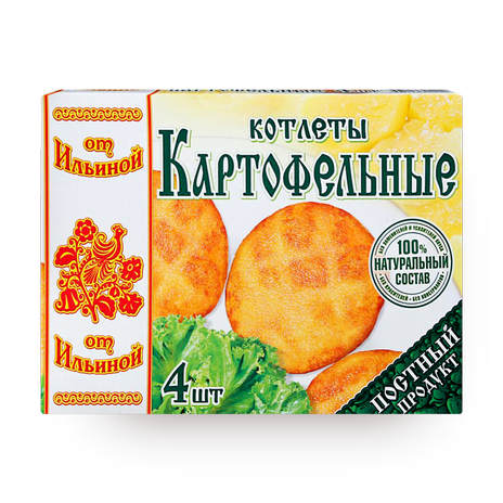 Картофельные котлеты ХэшБраунс замороженные, 0,5кг