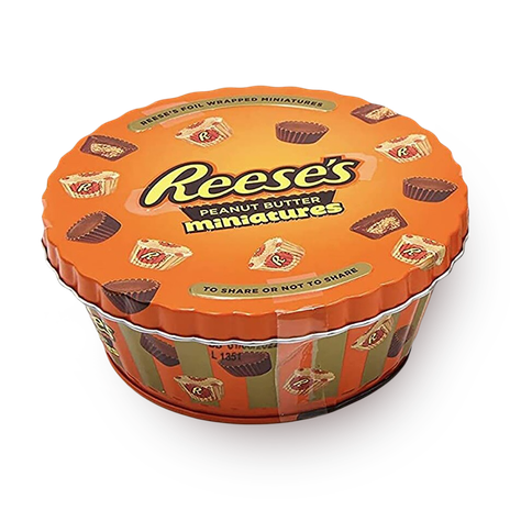 Reese's Miniature in a tin box