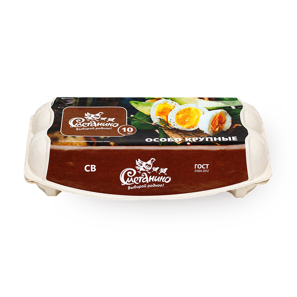 Яйцо куриное СВ «Сметанино» коричневые
