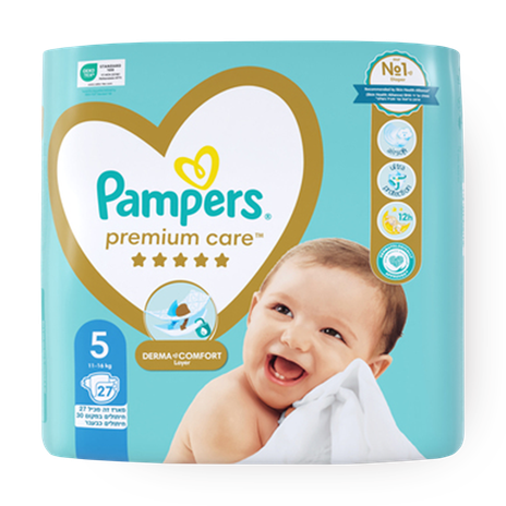 Pampers Premium Care diapers Newborn, size 5