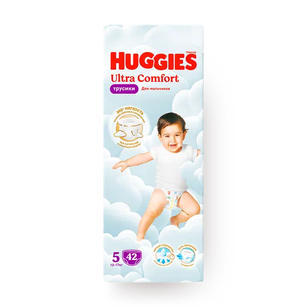 Подгузники-трусики Huggies Mega Boy 5