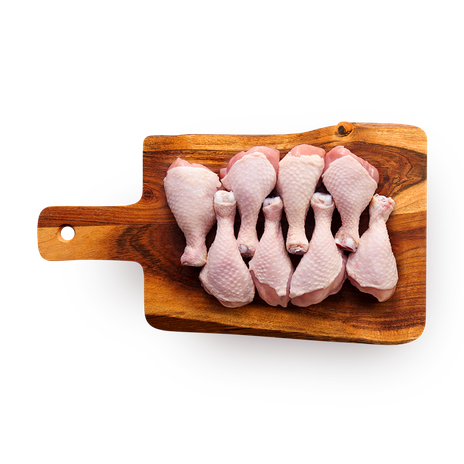 Natural chicken drumstick tray