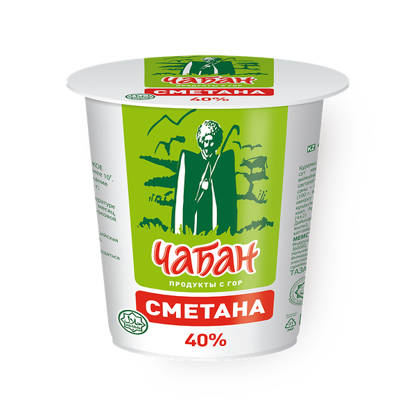 Сметана 40% «Чабан»