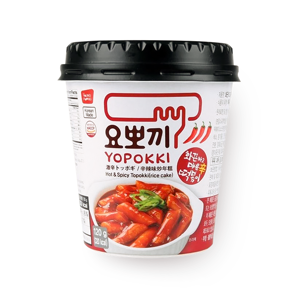 Рисовые палочки Yopokki Токпокки с остро-пряным соусом