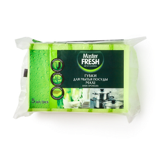 Губки для посуды Master Fresh Maxi, 5 шт. — купить с доставкой из ...