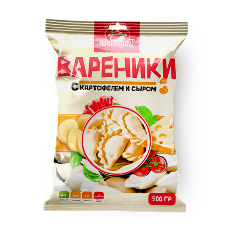 Вареники «Фаворит» с картофелем и сыром