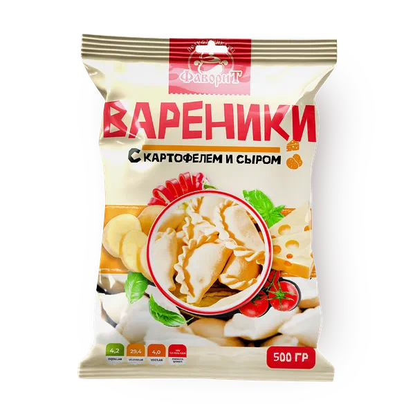 Вареники «Фаворит» с картофелем и сыром