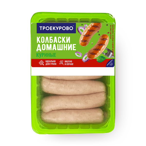 Колбаски куриные Домашние «Троекурово»