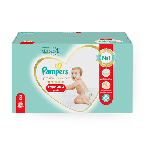 Подгузники-трусики Pampers Premium Care