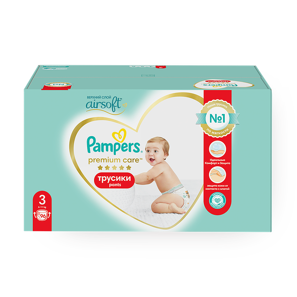 Подгузники-трусики Pampers Premium Care