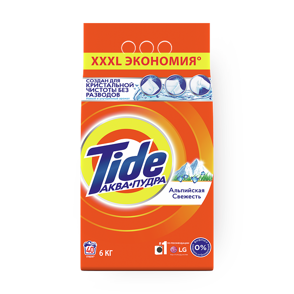 Стиральный порошок Tide Аква пудра Альпийская свежесть