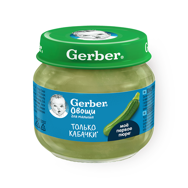 Пюрe Gerber кабачки