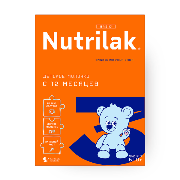 Смесь молочная сухая Nutrilak 3