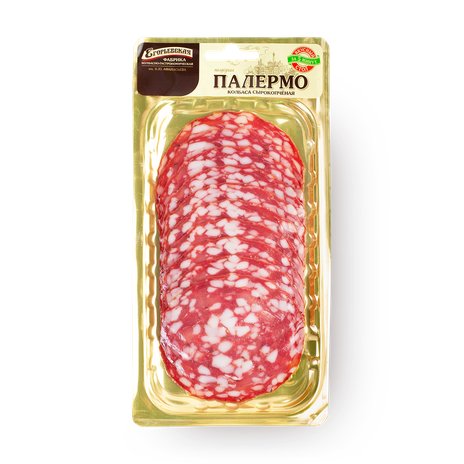 Колбаса Палермо «Егорьевская» сырокопчёная нарезка