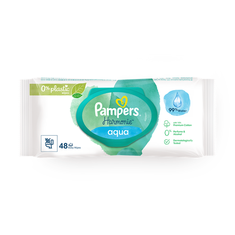 Салфетки влажные детские Pampers Aqua Pure