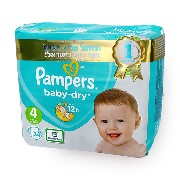Pampers Baby Dry diapers size 4
