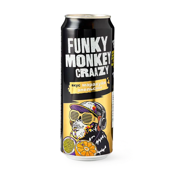 Напиток Funky Monkey Craazy кола-малиновый пирог газированный, 450 мл ...