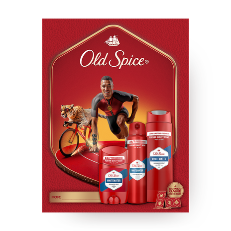 Набор подарочный Old Spice дезодорант-стик, дезодорант-спрей и гель для душа