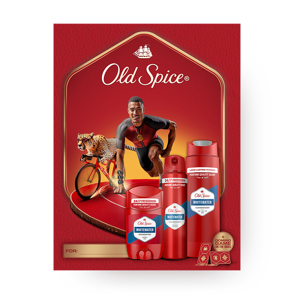 Набор подарочный Old Spice дезодорант-стик, дезодорант-спрей и гель для душа