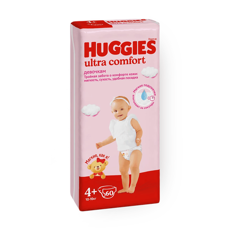 Подгузники Huggies Ultra Comfort 4+ 10-16 кг
