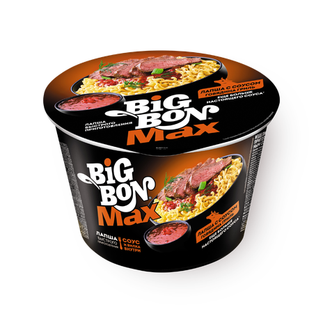 Лапша Big Bon Мах говядина гриль с соусом