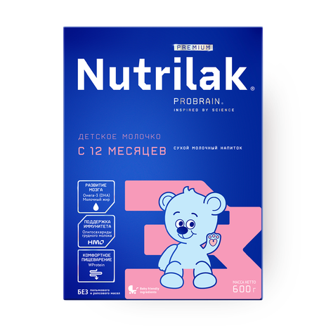 Смесь молочная сухая Nutrilak Premium 3