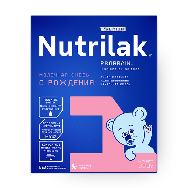 Смесь молочная сухая Nutrilak Premium 1 адаптированная начальная